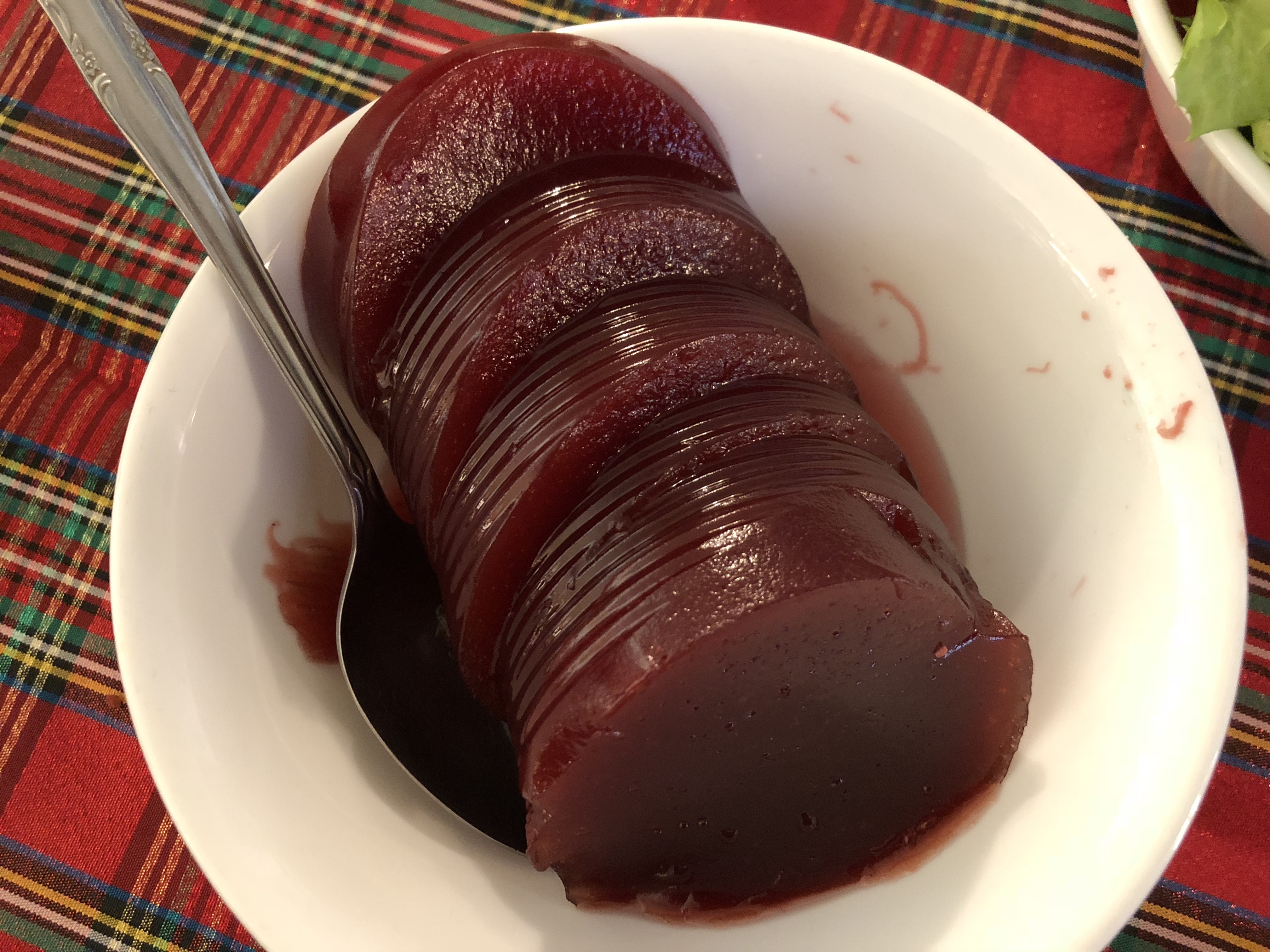 Canned cranberry sause